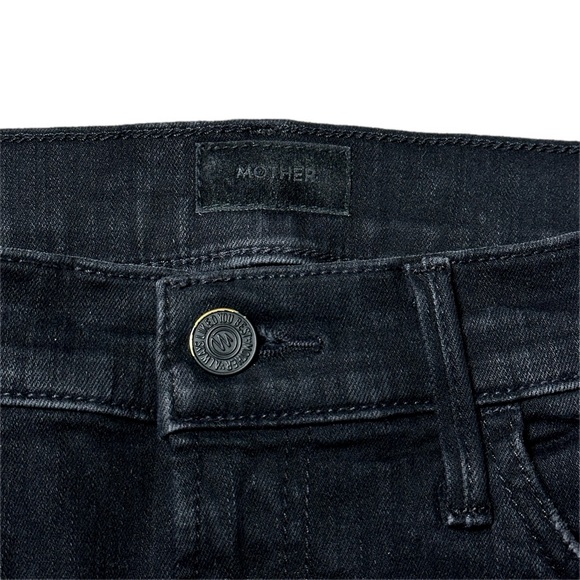 Mother The Hustler Ankle Fray In Black Not Guilty Size 28 - Picture 9 of 14